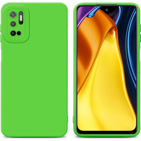 Custodia Cadorabo Per Xiaomi Redmi Note 10 5G / Poco M3 Pro 5G Copertura Protettiva In Tpu Verde Custodia In Silicone Custodia Per Telefono Cellulare-image