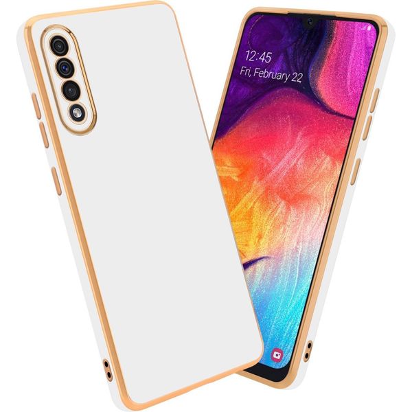 Cadorabo Cover Protettiva Per Samsung Galaxy A50 4G / A50S / A30S Cover In Bianco Cover Telefono Cellulare Tpu Silicone Fotocamera Protezione Caso-image