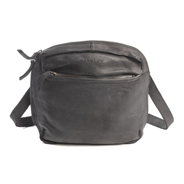 Harold's Pelle Borsa A Tracolla Borsa A Tracolla Submarine Crossbag Zip Black Nero-image