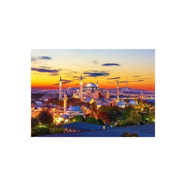 Enjoy Puzzle Di Santa Sofia Al Tramonto, Istanbul 1000 Pezzi-image