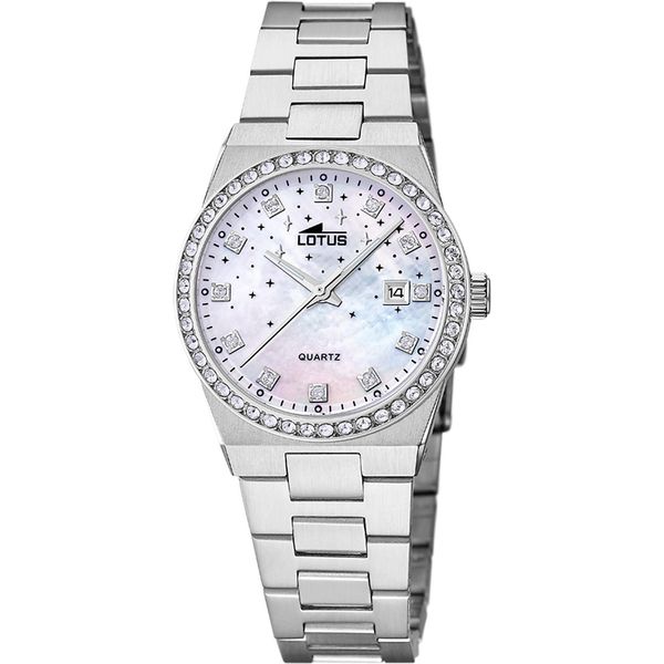 Lotus Orologio Da Donna Classic Elegant Orologio Da Polso In Acciaio Inossidabile Argento UL18885/1-image