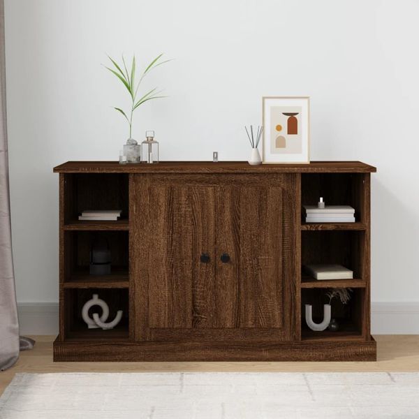 Vidaxl Credenza Look Rovere Marrone 100X35,5X60 Cm Materiale A Base Di Legno-image