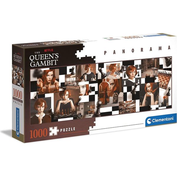 Clementoni 39696 - Puzzle Panoramico - Il Gioco Della Regina (1000 Pezzi)-image
