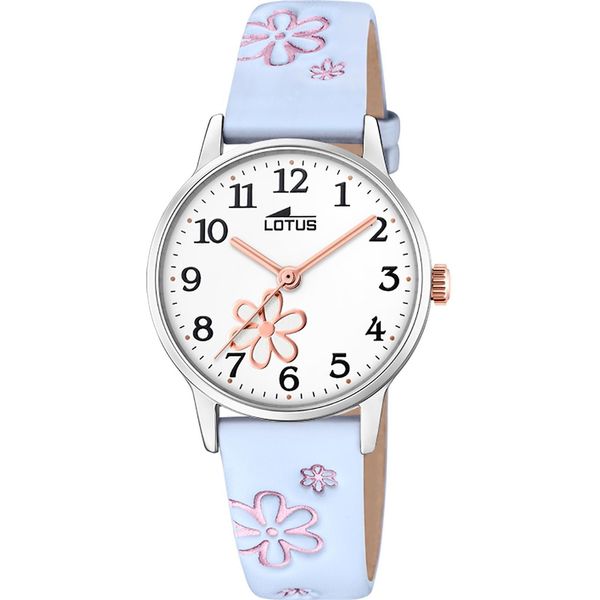 Lotus Youth Kids Watch Orologio Da Polso Classico Elegante In Pelle Blu Chiaro UL18863/3-image