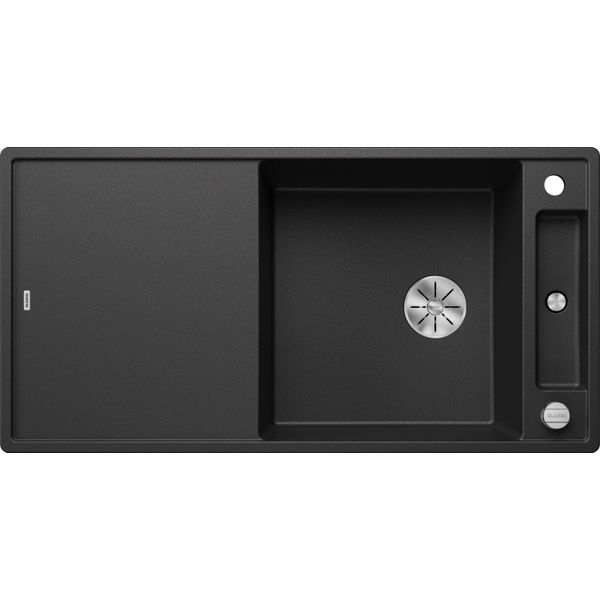 Blanco Axia Iii Xl 6 S, Silgranit® Puradur®, Antracite, Reversibile, Con Scarico A Distanza, Incluso Tagliere In Legno-image