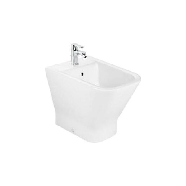 Roca The Gap - Bidet A Pavimento, Con Troppopieno, Foro Per Rubinetto, Bianco A357477000-image