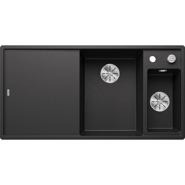 Blanco Axia Iii 6 S, Silgranit® Puradur®, Antracite, Lavabo A Destra, Con Scarico A Distanza, Incluso Tagliere In Legno-image