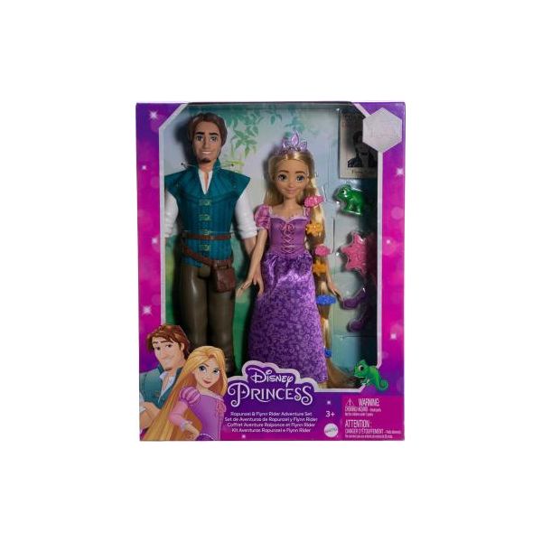 Mattel Disney Princess - Set Avventura Rapunzel Flynn Rider (HLW39)-image