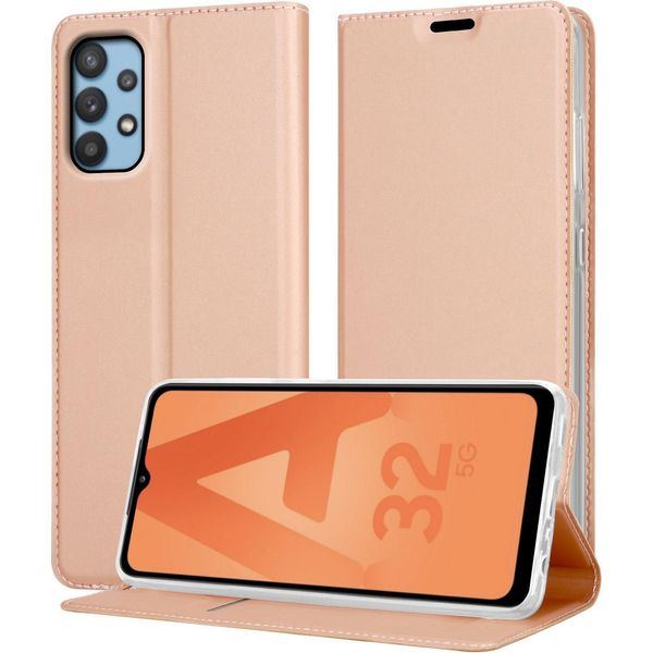 Cadorabo Custodia Per Cellulare Per Samsung Galaxy A32 5G Custodia Protettiva In Rosa Cover Etui Book Case Booklet-image