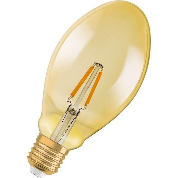 Osram Vintage 1906 Led Special Shapes 4W 824 Gold E27 Lampada 470Lm 2400K Bianco Caldo Come 40W 4099854091117-image