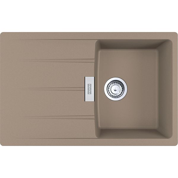 Franke Centro Cng 611-78 Lavello In Design Cashmere Con Manopola Eccentrica In Acciaio Inox / Dimensioni Del Foro 760 X 480 Mm R15 / Lavello In Granito-image
