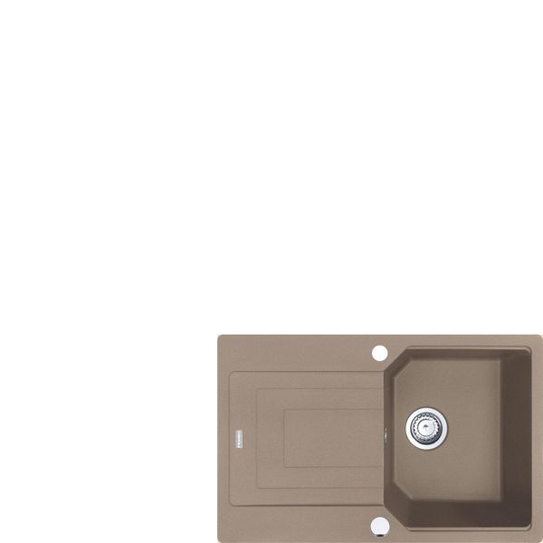 Franke Urban Ubg 611-78 Lavello In Cashmere Con Selettore Centrale In Acciaio Inox / Dimensioni Del Foro 760 X 480 Mm R15 / Lavello In Granito-image