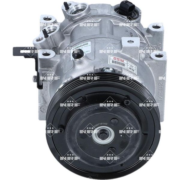 Compressore Aria Condizionata Con Puleggia Cinghia A V 123Mm Nrf Per Kia Carens Iv-image