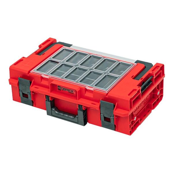 Qbrick System One 200 2.0 Expert Red Ultra Hd Valigia Portautensili Personalizzata Organizzatore Modulare 585 X 385 X 190 Mm 15,4 L Impilabile IP66-image