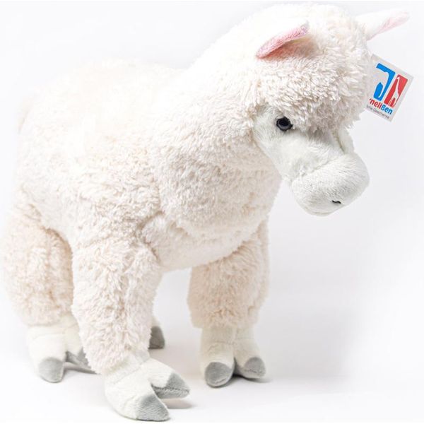 Cornelissen - Peluche - Alpaca Bianco - Grande - 40 Cm-image