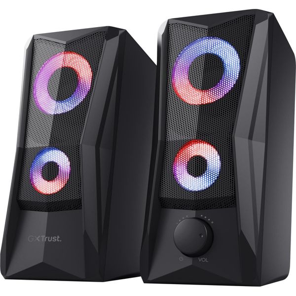 Trust Reproduktory Gxt 606 Javv Rgb-Illuminated 2.0 Speaker Set, čErná-image