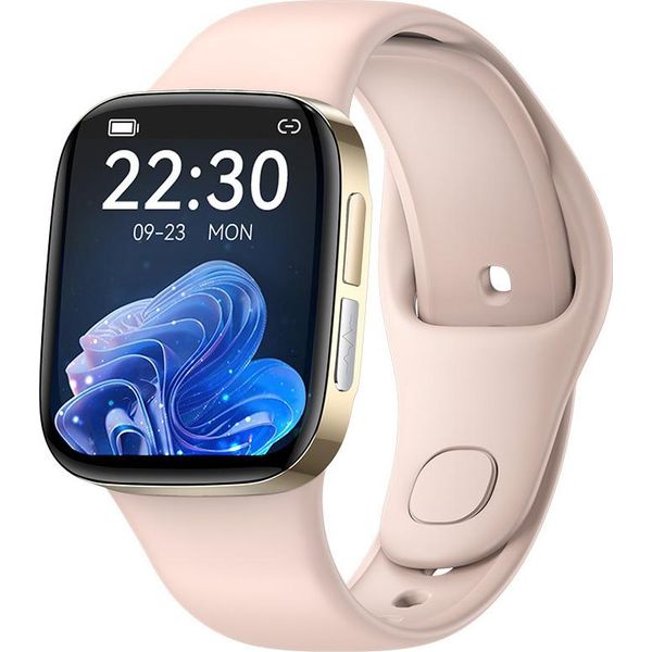Inf Orologio Intelligente Con Pressione Sanguigna, Ecg, Cardiofrequenzimetro Rosa-image
