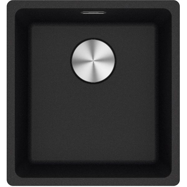 Lavello Sottopiano Franke Maris Mrg 110-37 Fragranit Nero Opaco, Funzionamento Manuale-image