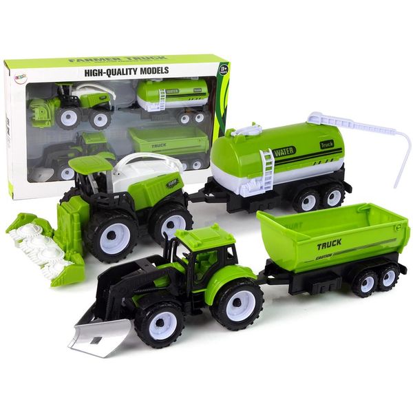 Set Di Veicoli Agricoli Trattori Autocisterne Rimorchi-image