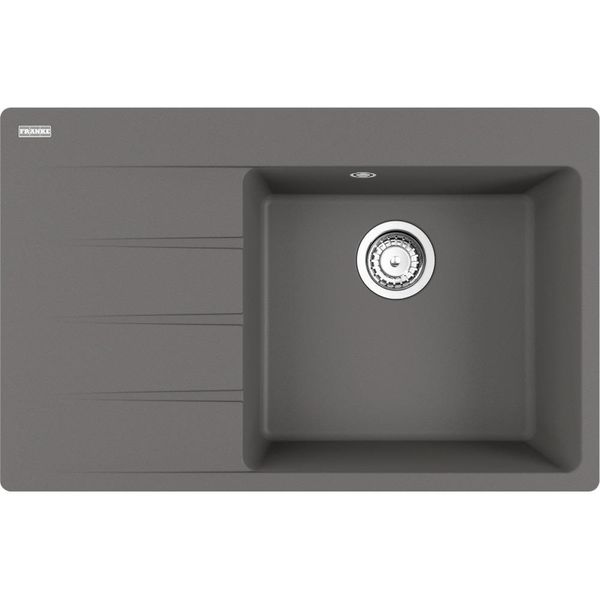 Franke Maris Centro Vestavný DřEz Fragranit DřEz Cng 611-78 A Kamenná šEdá Nerezový KnoflíK Od 50 Cm 114.0627.674-image