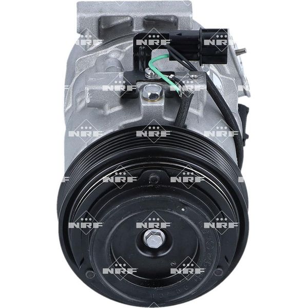 Compressore Aria Condizionata Con Puleggia Per Cinghia A V 117Mm Nrf Per Kia Rio Iv-image