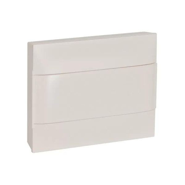 Distributore A Superficie Legrand Praktibox S, Con Sportello In Plastica, Bianco, 1X 12 Moduli 135201-image
