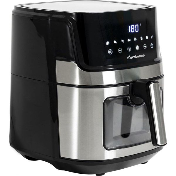 Melchioni 118340033 Friggitrice Singolo 6,5 L Indipendente 1600 W Nero Acciaio Inox-image