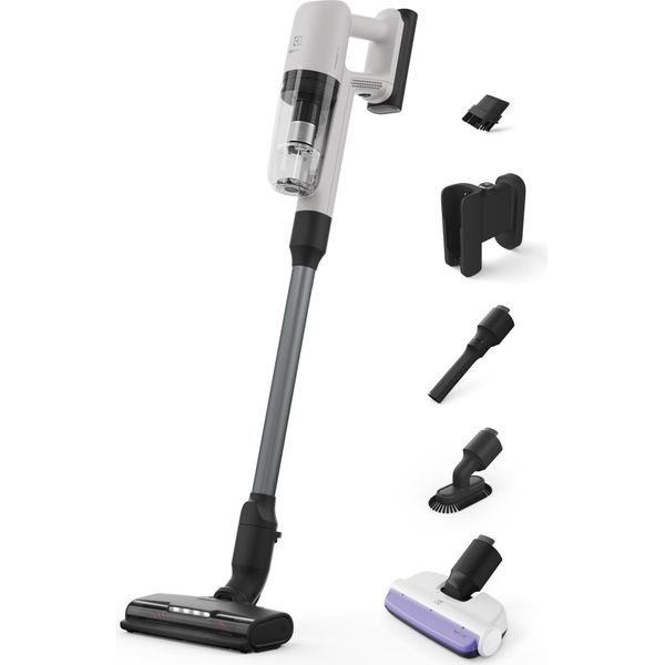 Electrolux EP71HB14UV Aspirapolvere/ Scopa Elettrica A Batteria Senza Sacco 0,3 L 57 W Crema 4 Ah-image