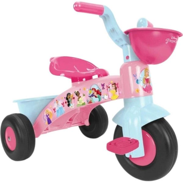 Triciclo Volare Disney Princess Per Bambine In Rosa - Ideale Per Bambini Da 1 A 3 Anni-image
