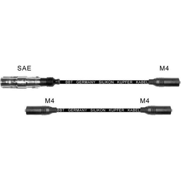 Set Di Cavi Di Accensione Versione Di Connessione M4 Cavo Ø 7 Mm Bbt Per Vw Golf E Altri-image