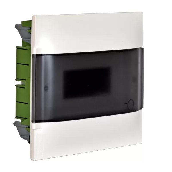 Distributore Da Incasso Legrand Praktibox S, Con Sportello In Vetro Fumé, Bianco, 1X 12 Moduli 135151-image