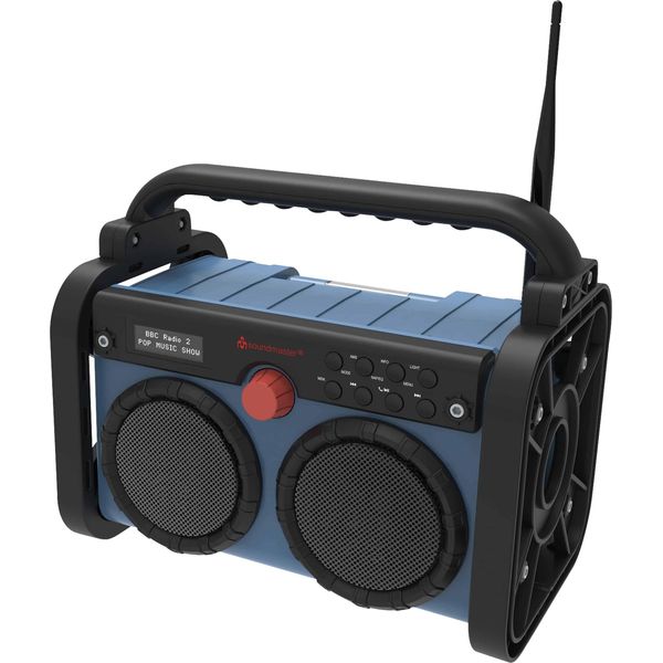 Soundmaster DAB85BL Soundmaster DAB85BL Baustellenradio Blau, Schwarz-image