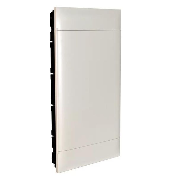 Distributore Da Incasso A Parete Legrand Praktibox S, Con Sportello In Plastica, Bianco, 4X 12 Moduli 135164-image