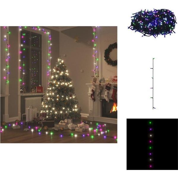 Vidaxl Luci Led Da Fata Con 600 Led Multicolore Pastello 60 M Pvc - Illuminazione Natalizia-image