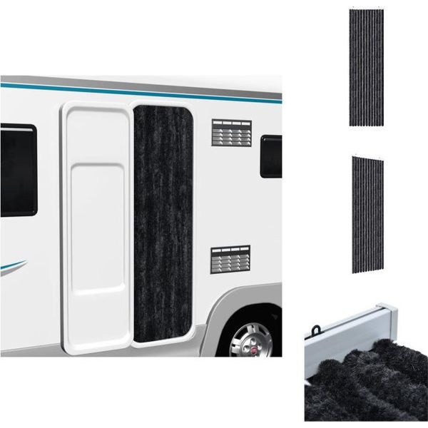 Vidaxl Tenda Zanzariera Antracite 56X200 Cm Ciniglia - Zanzariera-image