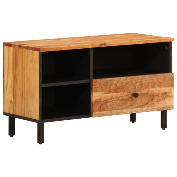 Syfax™ Mobile Porta Tv 80X33X46 Cm In Legno Massello Di Acacia-image