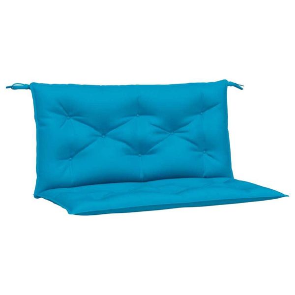 Vidaxl Cuscini Per Panca Da Giardino 2 Pz. Tessuto Oxford Azzurro 100X50X7 Cm-image