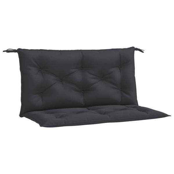Vidaxl Cuscini Per Panca Da Giardino 2 Pezzi Neri 100X50X7 Cm Tessuto Oxford-image