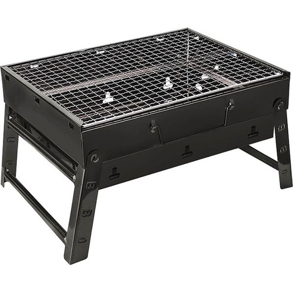 35X27X20 Cm Griglia A Carbone Portatile, Griglia Pieghevole, Griglia Portatile In Valigia, Griglia Pieghevole Per Barbecue Per Campeggio, Picnic, Vacanze, Feste In Spiaggia E Altre Attività All'aperto, Griglia Da Viaggio, Griglia In Valigia-image
