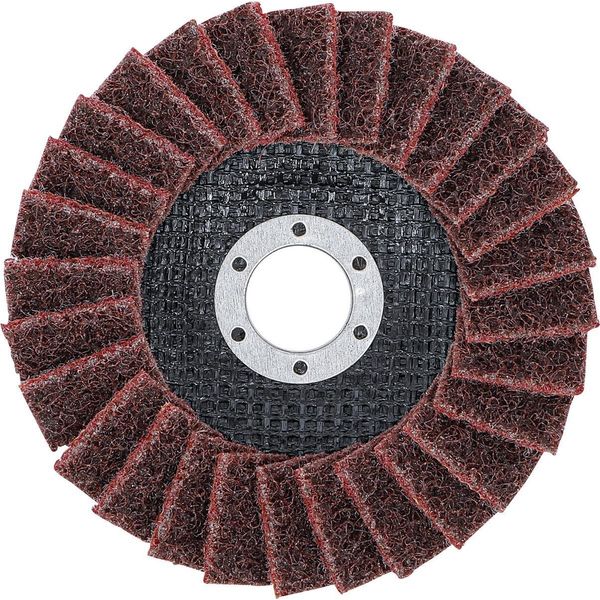 Disco Abrasivo A Lamelle | Tessuto Non Tessuto | Ø 125 Mm | Grana 120-image
