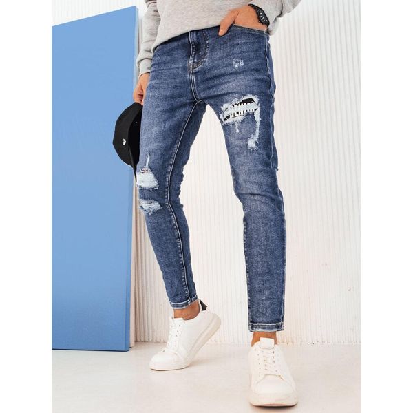 Dstreet Pantaloni In Denim Da Uomo Amonre Blu 32-image