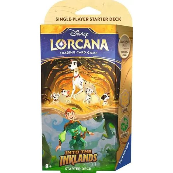 Disney Lorcana: Le Terre Selvagge - Mazzo Iniziale Ambra E Smeraldo (Inglese)-image