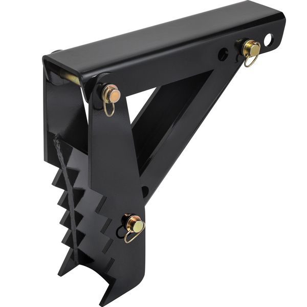 Vevor Pollice Da 18 Pollici Per Escavatore, Spessore Dei Denti Di 1/2 Pollice, Robusto Pollice Per Escavatore, Attacchi Per Pollice A Saldare In Acciaio Nero Con Design A Vite Da 12 Mm, Pollice Meccanico Regolabile Per Escavatori/Escavatori-image