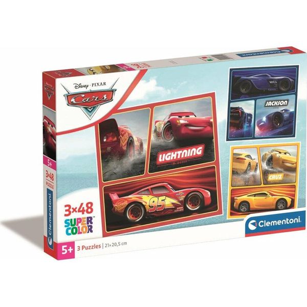 Puzzle Cle 3X48 Superkolor Cars 25305-image