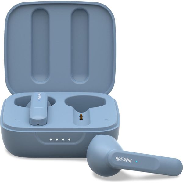 Ngs Artica Move Auricolari Bluetooth 5.3 Tws Azzurro In-Ear 28H Autonomia-image