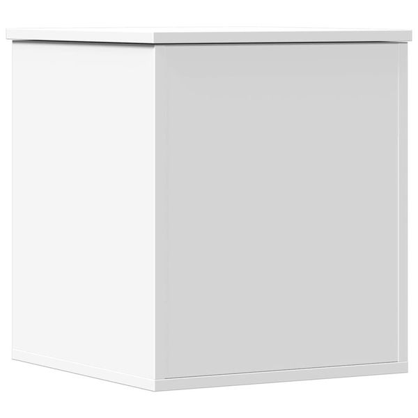 Syfax™ Contenitore Portaoggetti Bianco 40X42X46 Cm Legno Multistrato-image