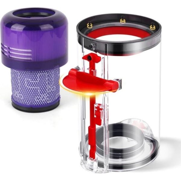 Inf Contenitore Della Polvere + Filtro Di Ricambio Per Aspirapolvere Dyson V11, V15, SV14, SV15, SV22-image