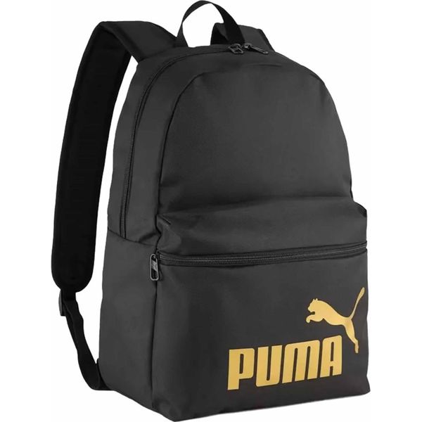 Puma Zaino Phase Backpack 22L Puma Black - Gold - No. 1 Logo Nero-image