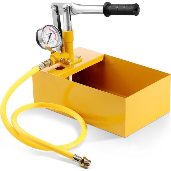 Pompa A Pressione Vevor, Max. 25 Bar, Set Di Pompe Di Riempimento Con Valvola Individuale E Manometro, Serbatoio Dell'acqua Da 5 Litri, Tubo Flessibile Da 1 M Con Attacco Per Tubi Con Filettatura Esterna Da 1/2 Pollice-image