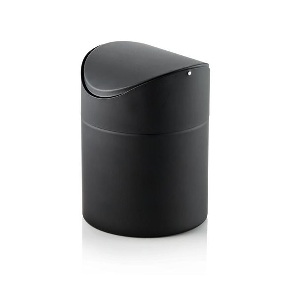 Cestino Per Rifiuti Da Tavolo 1,2 L, Con Coperchio Girevole, Ø 12 Cm, (H) 16 Cm-image